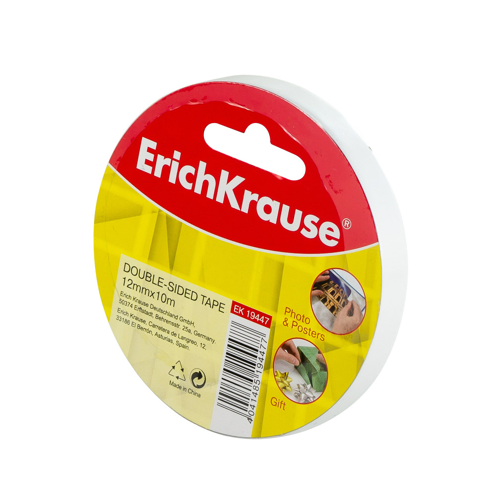 Cinta Adhesiva ErichKrause Doble Pega 12mm x 10m