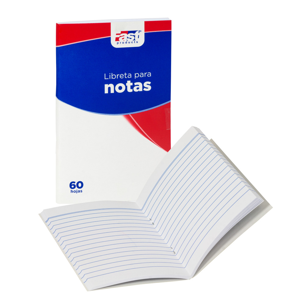 LIBRETA DE NOTAS 60 HOJAS FAST