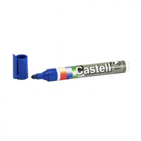 MARCADOR PARA PIZARRA CASTELL AZUL RECARGABLE