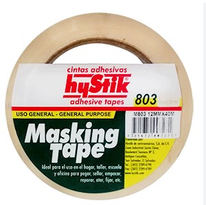 MASKING TAPE 1/2\X25YDS HYSTIK