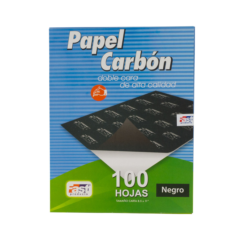 PAPEL CARBON NEGRO FAST CARTA Y OFICIO