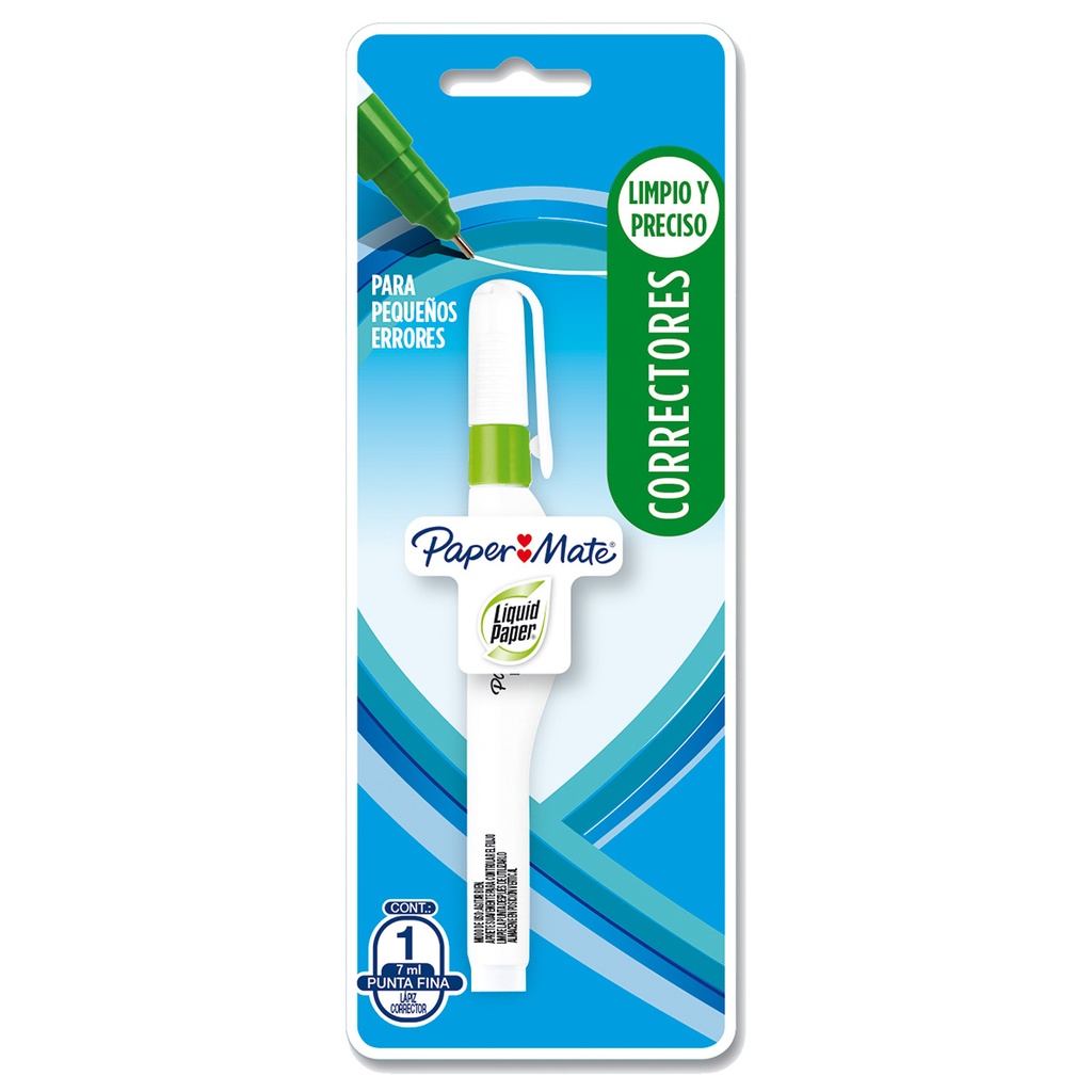 CORRECTOR TIPO PLUMA PAPER MATE 7ML