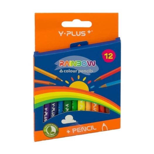 CRAYON RAINBOW 12 COLORES Y-PLUS CORTO