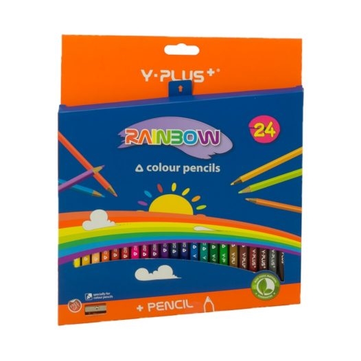 CRAYON RAINBOW 24 COLORES Y-PLUS
