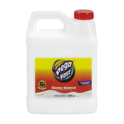 GOMA BLANCA PEGA FAST 1/4 DE GALON
