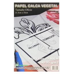 PAPEL CALCA VEGETAL OFICIO IMPERIAL