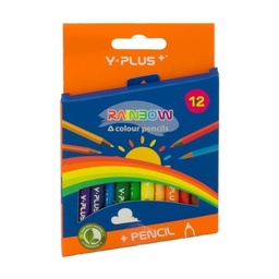CRAYON RAINBOW 12 COLORES Y-PLUS CORTO