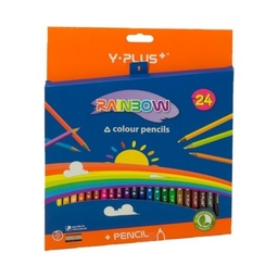 CRAYON RAINBOW 24 COLORES Y-PLUS